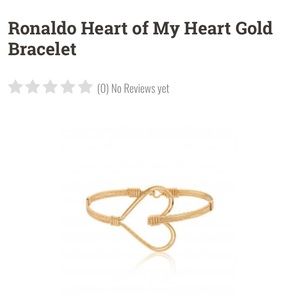 Ronaldo heart of my heart gold bracelet